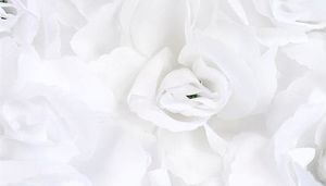 Party Deco Serce kwiatowe pełne, białe, 50 cm uniwersalny 1