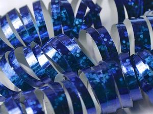 Party Deco Serpentyny holograficzne, niebieskie, 3,8m, 18 szt. uniwersalny 2