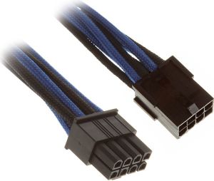 BitFenix PCIe 8-pin - PCIe 8-pin, 0.45m, Czarno-niebieski (BFAMSC8PEG45BKKRP) 1