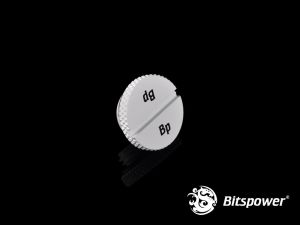 BitsPower Korek 1/4" - biały (BP-DWWP-C09) 1