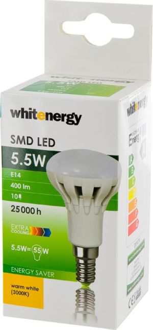 Whitenergy E14, 10 SMD3030, 5.5W, 230V, ciepła biała (08882) 4