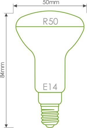 Whitenergy E14, 10 SMD3030, 5.5W, 230V, ciepła biała (08882) 5