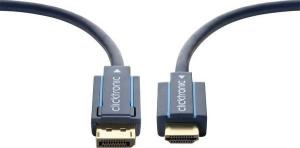 Kabel Clicktronic DisplayPort - HDMI 15m granatowy (JAB-1404905) 1