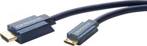 Kabel Clicktronic HDMI Mini - HDMI 5m niebieski 1