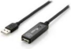 Kabel USB Equip USB-A - USB-A 5 m Czarny (133336) 1