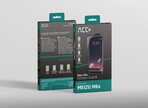 ACC Szkło ochronne 9H MEIZU M6S czarne-GLASSMM6SBK 4