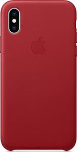 Apple Etui skórzane iPhone XS - (PRODUCT)RED -MRWK2ZM/A 1