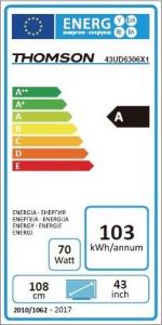 Telewizor Thomson 43UD6306 LED 43'' 4K (Ultra HD) Smart TV 2.0 3