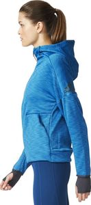 Adidas Bluza damska Zne Heat Hoody niebieska r. S (S94566) 1