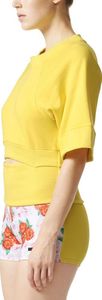 Adidas Koszulka damska ND SC Croppedsweat żółta r. M (AH8921) 1