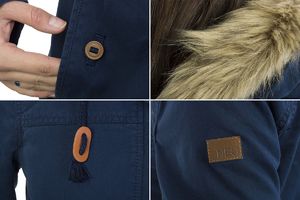 Adidas Kurtka damska Neo Fru Parka granatowa r. S (F83267) 4