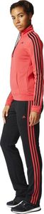 Adidas Komplet dresowy damski Ess 3S Suit czarno-czerwony r. XXS (AY1820) 1