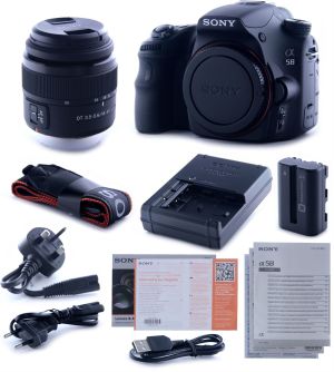 Lustrzanka Sony SLT-A58K 18-55MM 10