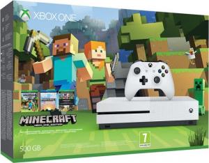 Microsoft Xbox One S 500GB + Minecraft 1