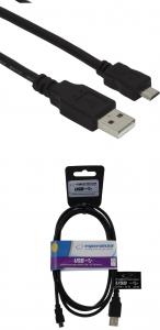 Kabel USB Esperanza USB-A - 1 m Czarny (EB143) 1