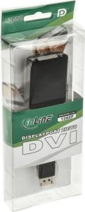 Adapter AV InLine DisplayPort - DVI-D czarny (17199K) 3