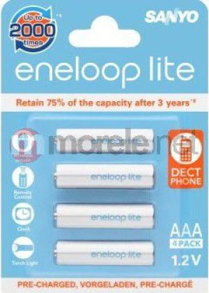 Sanyo Akumulator Eneloop Lite AAA / R03 600mAh 4szt. 1