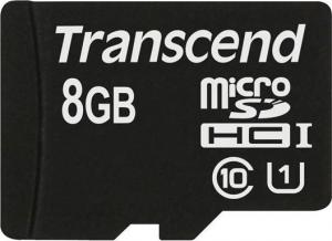 Karta Transcend Premium MicroSDHC 8 GB Class 10 UHS-I/U1  (TS8GUSDCU1) 1