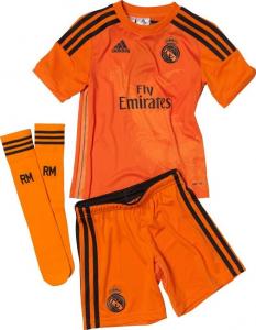 Adidas Komplet piłkarski Real 3 GK SMU M pomarańczowy r. 92 (M37486) 1