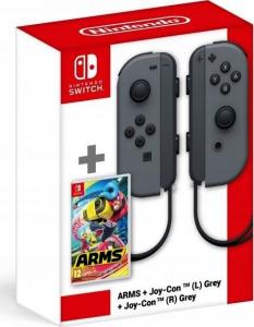 Nintendo SWITCH Kontrolery Joy-Con + gra ARMS 1