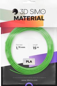 3DSimo Filament PLA Zestaw kolorów - czerwony, fioletowy, zielony (G3D3002) 3