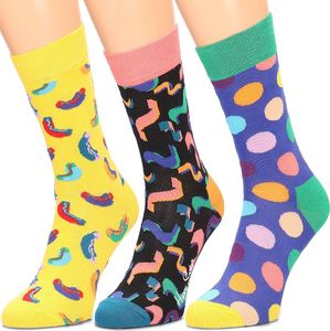 Happy Socks Happy Socks 3-pack - Skarpety Unisex - XBDA08-2700 41/46 1