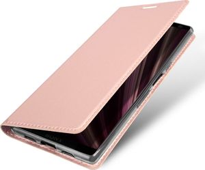 Dux Ducis Skin Pro etui pokrowiec z klapką Sony Xperia XA3 różowy uniwersalny 4
