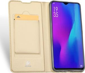 Dux Ducis DUX DUCIS Skin Pro etui pokrowiec z klapką Huawei P30 złoty uniwersalny 3