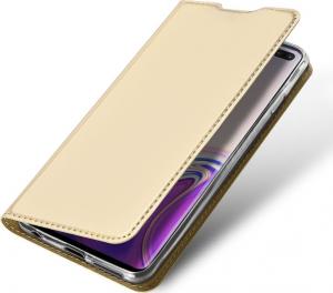 Dux Ducis Skin Pro etui pokrowiec z klapką Samsung Galaxy S10 Plus złoty 4