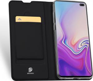 Dux Ducis Skin Pro etui pokrowiec z klapką Samsung Galaxy S10 + czarny 2