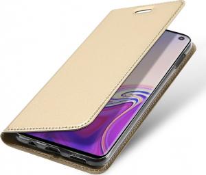 Dux Ducis Skin Pro etui pokrowiec z klapką Samsung Galaxy S10 Lite złoty 9