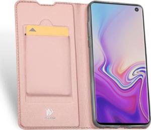 Dux Ducis Skin Pro etui pokrowiec z klapką Samsung Galaxy S10 różowy 3