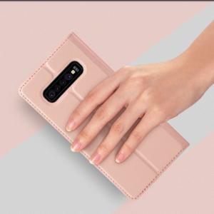 Dux Ducis Skin Pro etui pokrowiec z klapką Samsung Galaxy S10 różowy 6