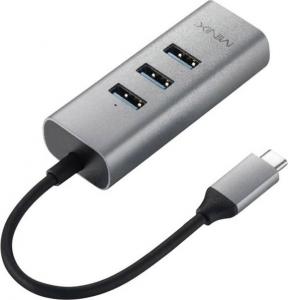 HUB USB Minix 1x RJ-45  + 3x USB-A 3.0 (UMNP00058) 2