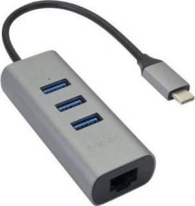 HUB USB Minix 1x RJ-45  + 3x USB-A 3.0 (UMNP00058) 1