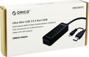 HUB USB Orico 4x USB-A 3.0 (UB110) 3