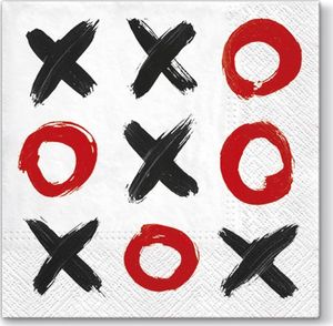 Paw Serwetki Noughts and Crosses SDL093400 1