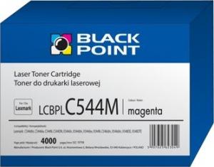 Toner Black Point Toner LCBPLC544M zastępuje Lexmark C544X1MG, czerwony 1