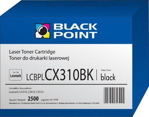 Toner Black Point LCBPLCX310BK Black Zamiennik 80C2SK0 (BLLOPCX310BKBW) 1