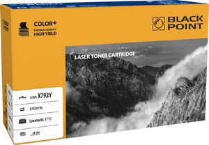Toner Black Point LCBPLX792Y Yellow Zamiennik X792X1YG (BLLOPLX792YBW) 1