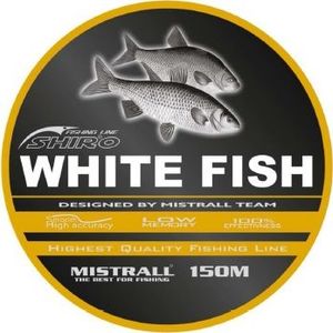 Mistrall Żyłka Mistrall 0,25mm shiro white fish 150m zm-3476025 1