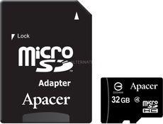 Karta Apacer Secure Digital MicroSDHC 32 GB Class 4  (AP32GMCSH4-R) 1