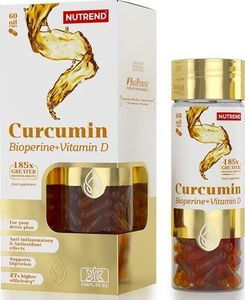 Nutrend Nutrend Curcumin + Bioperine+ Witam. D- 60 kap 1