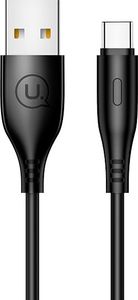 Kabel USB Usams USB-A - USB-C 1 m Czarny (SJ267USB01) 1
