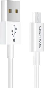 Kabel USB Usams USB-A - microUSB 1 m Biały (63863-uniw) 1