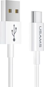 Kabel USB Usams USB-A - USB-C 1 m Biały (63864-uniw) 1