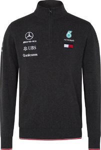 Mercedes AMG Petronas F1 Team Bluza męska Half Zip szara r. XS 1