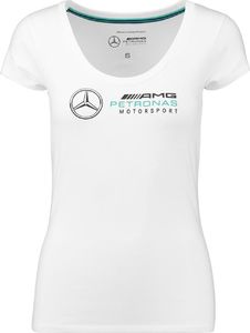Mercedes AMG Petronas F1 Team Koszulka damska Logo biała r. XXS 1