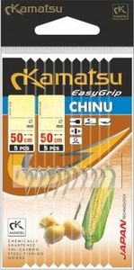 Kamatsu Haczyki EasyGrip Kamatsu z przyponem 10szt rozm 6 i 10 Chinu 553410106 1