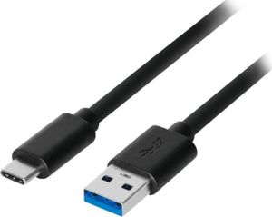 Kabel USB Akyga USB-A - USB-C 0.5 m Czarny (AK-USB-24) 1